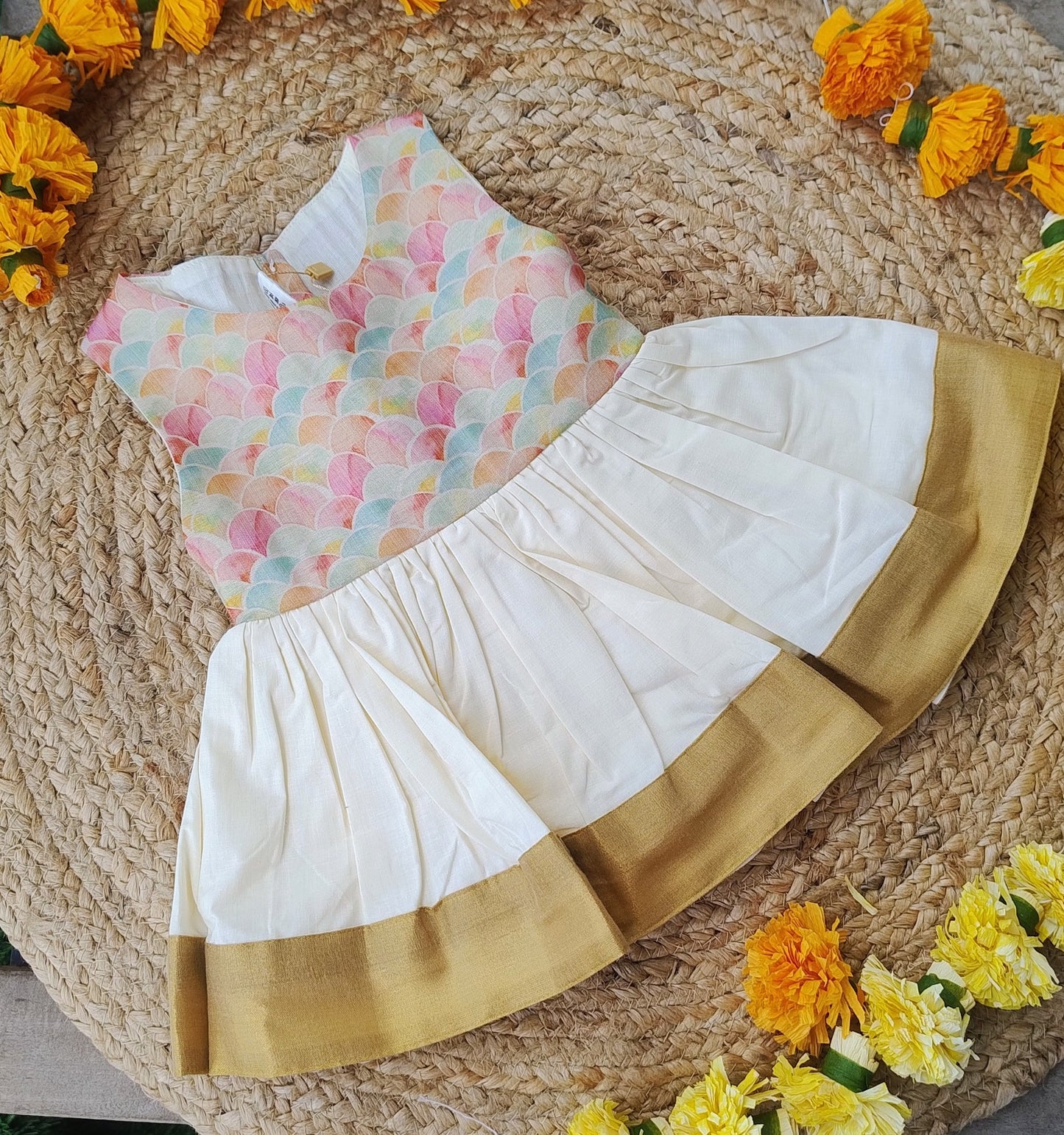 Traditional kasav frock
