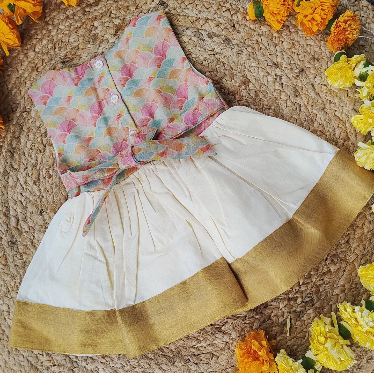 Traditional kasav frock