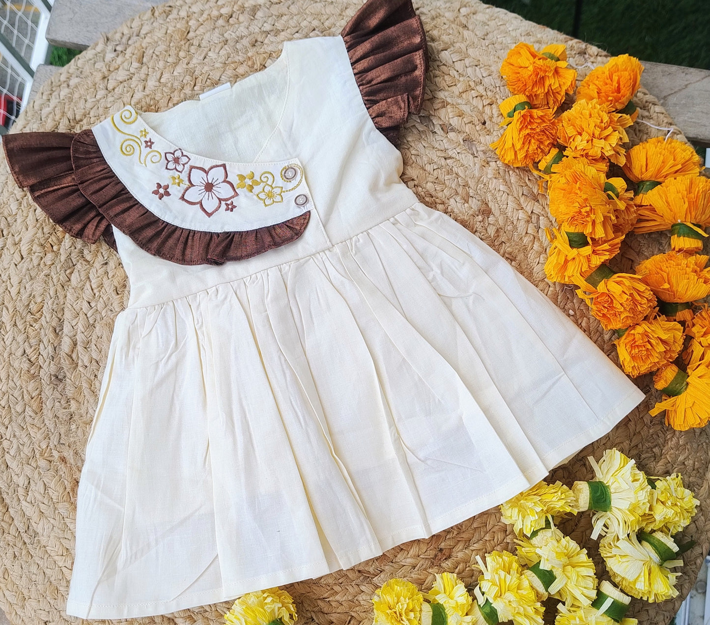 Traditional ruffle frock