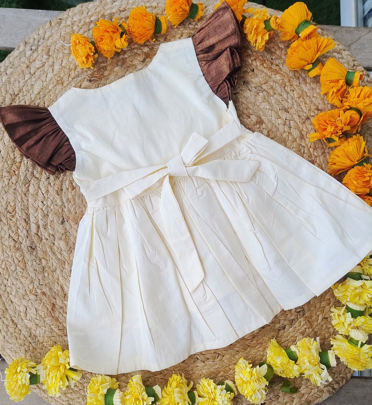 Traditional ruffle frock