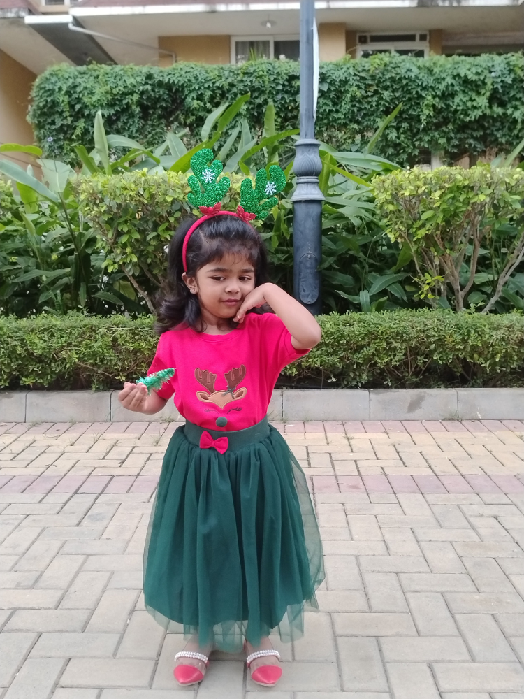 Green Skirt and Top