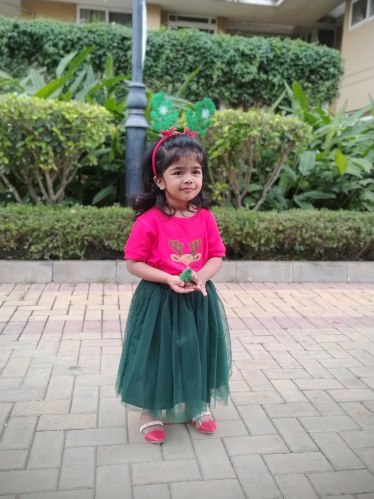 Green Skirt and Top