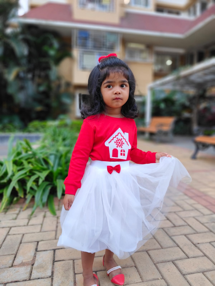 Red Skirt and Top