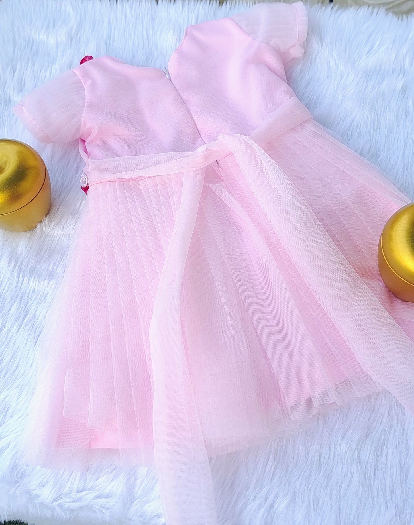 pink party frock