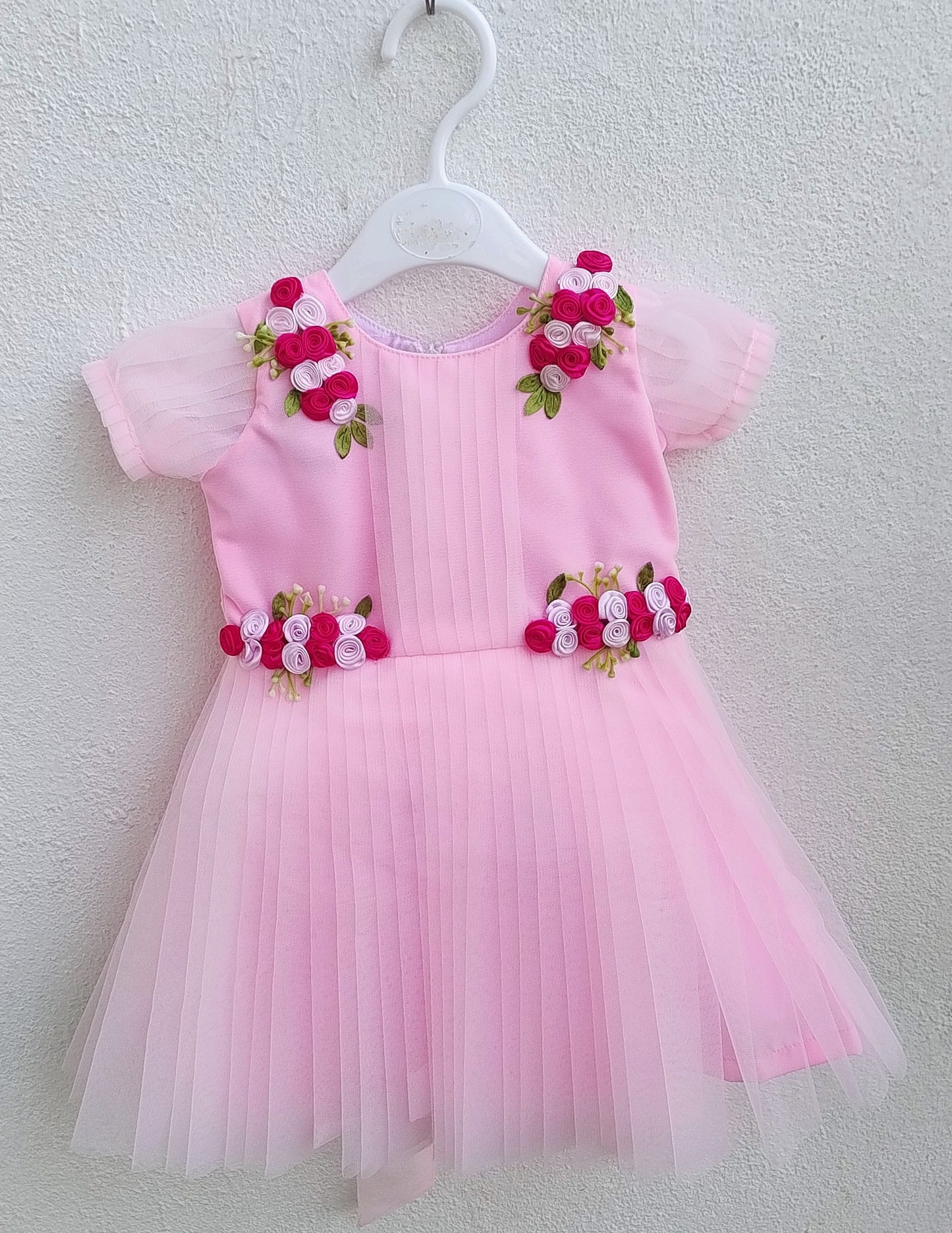 pink party frock