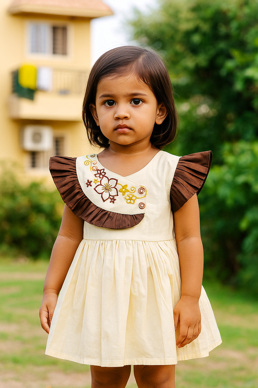 Traditional ruffle frock