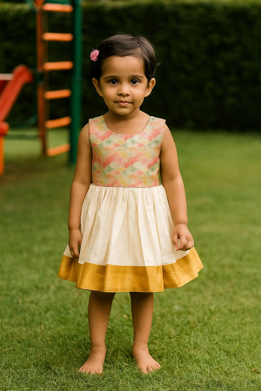 Traditional kasav frock