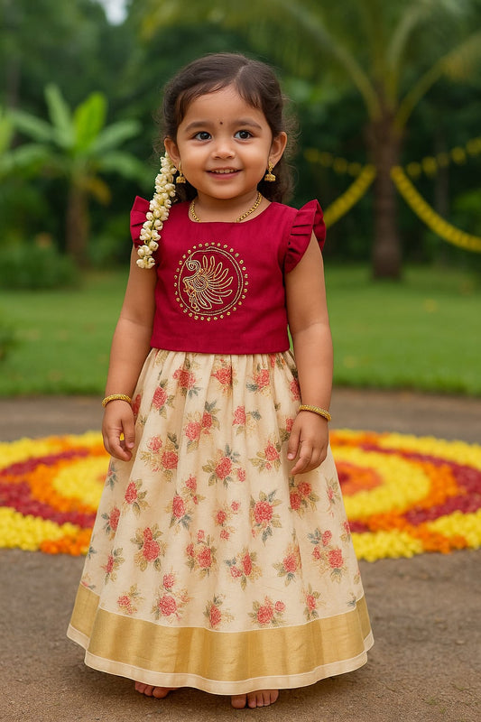 Ranipink Pattupavada