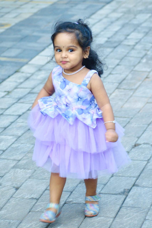 lavender party frock