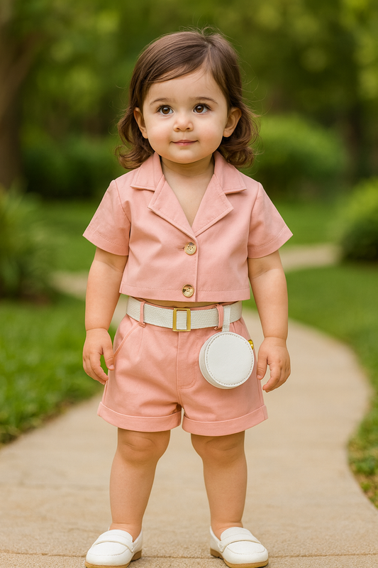 Shorts and Top with pouch