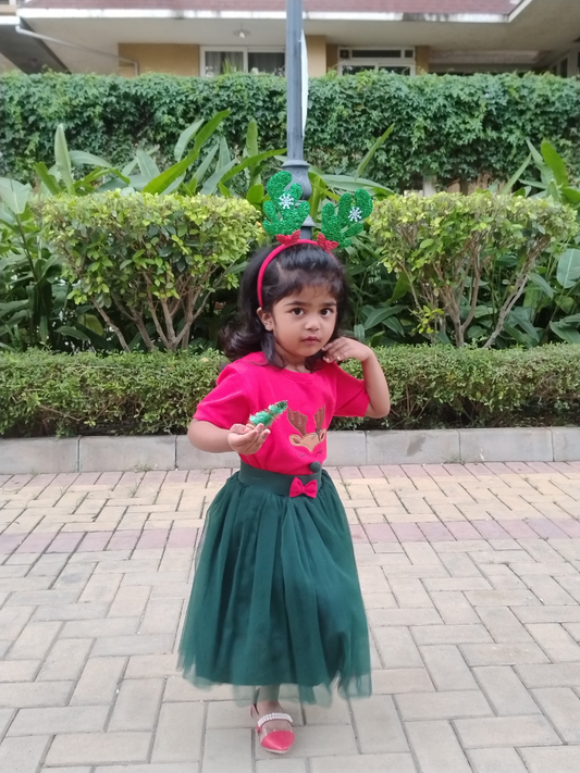 Green Skirt and Top