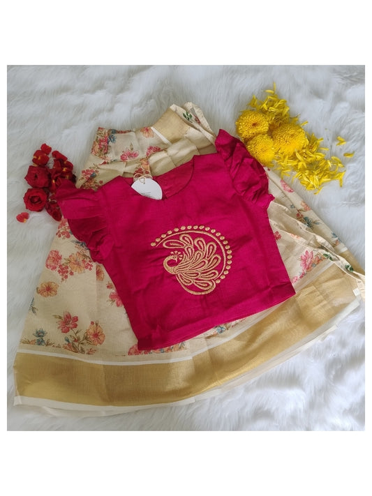 Ranipink Pattupavada