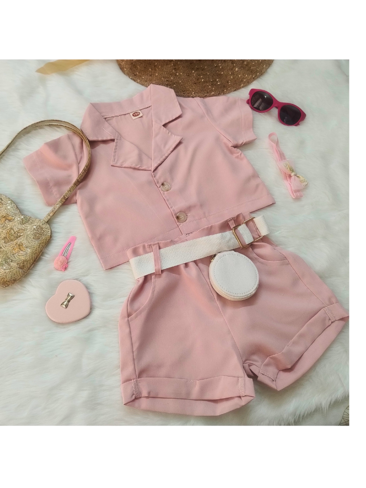 Shorts and Top with pouch