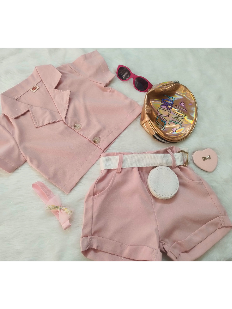 Shorts and Top with pouch