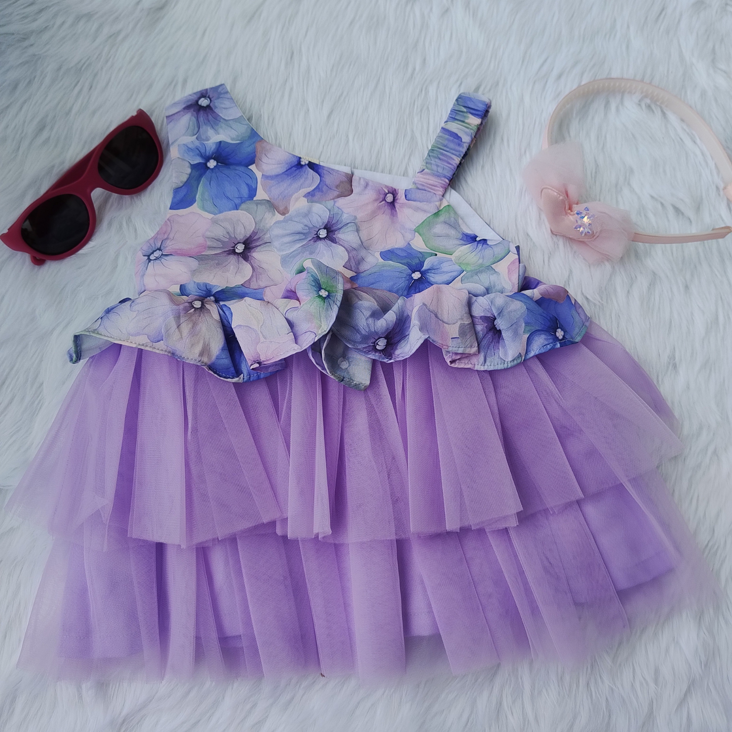 lavender party frock