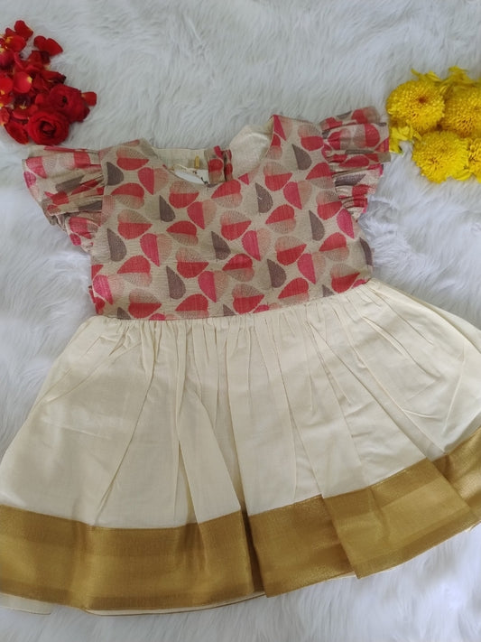 Traditional kasav frock