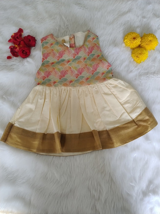 Traditional kasav frock