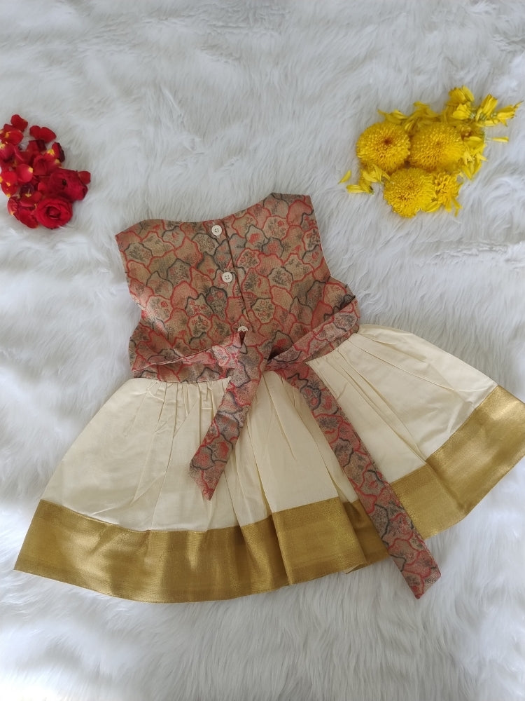 Traditional kasav frock