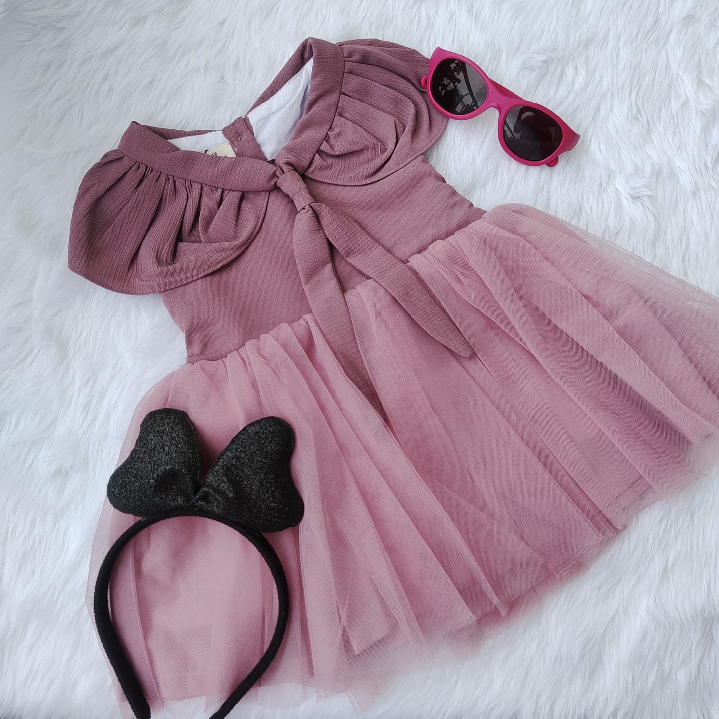 partywear pink frock