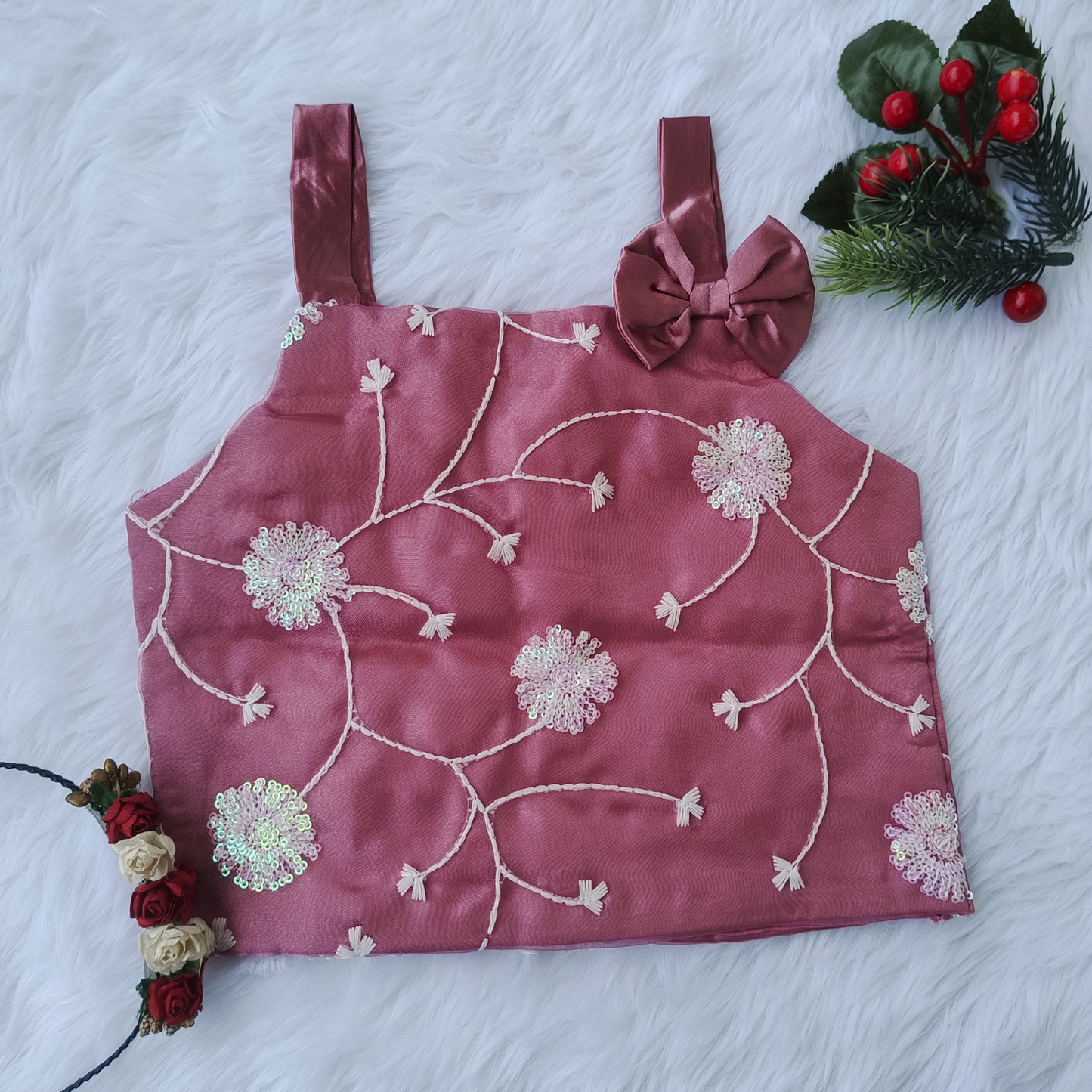 partywear pink skirt and top