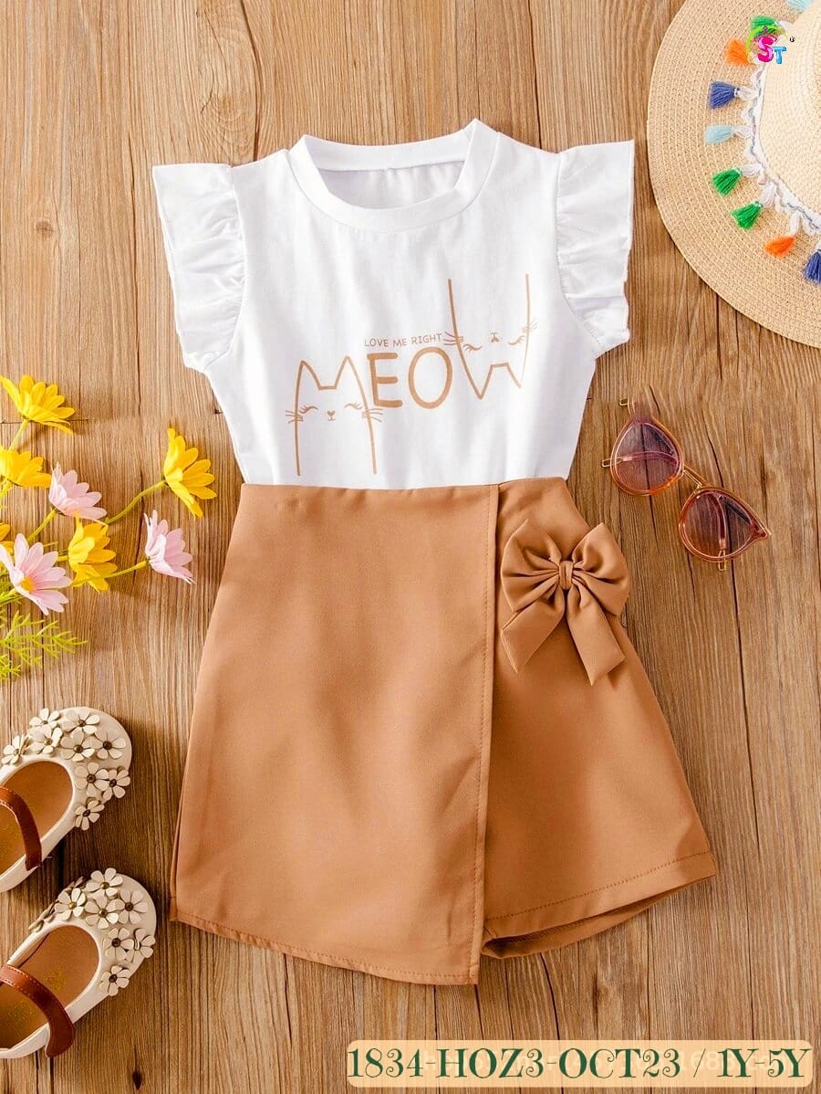 Skort skirt and top