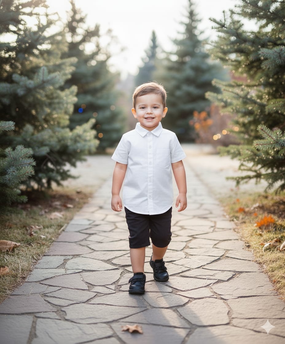 Short sleeve white shirt